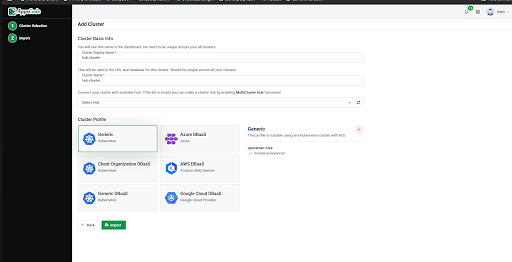 Cluster Profile